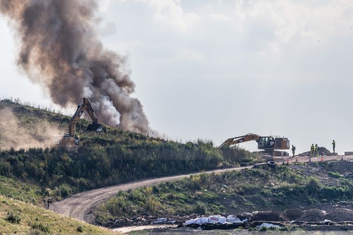 Brand bij afvalverwerker Attero.