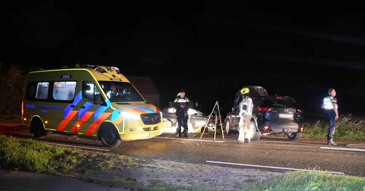 Twee gewonden bij ongeluk op Hondegemsweg Serooskerke.