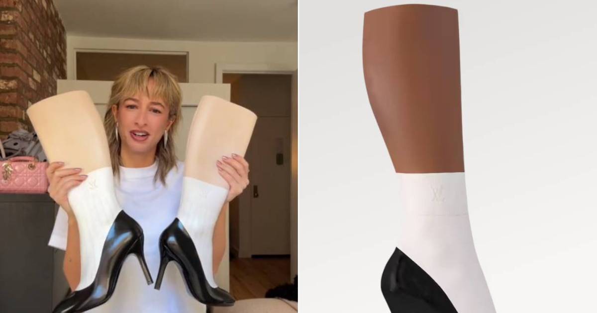 2000 euros, and yet these ridiculous “leg boots” from Louis Vuitton are causing outrage on the Internet |  Nina
