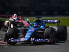 Fernando Alonso valt door tijdstraf terug naar negende plaats in Canada