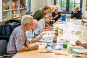 In Het PieterBrueghelhuis in Veghel zit het Atelier Bijzonder Ontmoeten, voor mensen met dementie. Zij zijn elke zaterdagochtend bezig kunstwerken te maken.