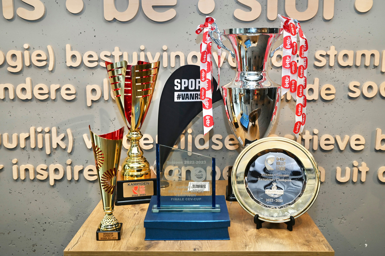 Roeselare huldigt landskampioen Knack Volley | Foto | hln.be