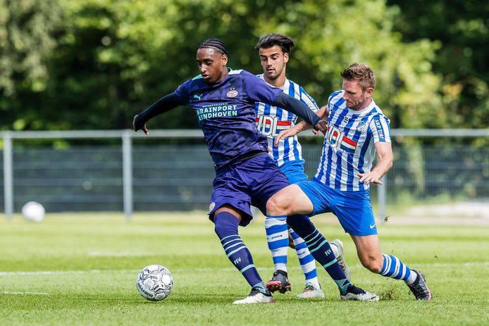 Pablo Rosario in het oefenduel met FC Eindhoven van afgelopen week.