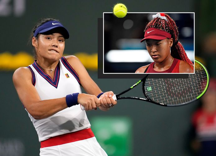 Emma Raducanu. Inzet: Naomi Osaka.
