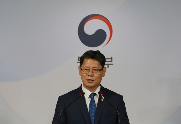 Zuid-Koreaanse minister van Eenmaking, Kim Yeon-chul.
