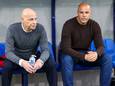 OSS, 26-08-2022, Frans Heesen Stadium, Dutch Football Keuken Kampioen Divisie season 2022 / 2023, TOP Oss technical director Klaas Wels(L) and TOP Oss coach Kristof Aelbrecht(R) before the match TOP Oss - VVV