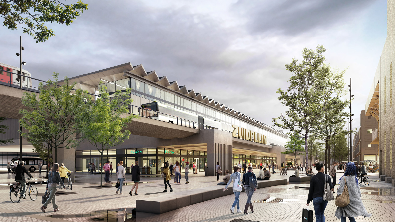 De Gooilandsingel wordt autovrij. De straat ligt nu nog open. Eind van het jaar start het bestraten.