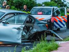 Achtervolging vanuit Tilburg eindigt met crash in België, BMW zwaar beschadigd