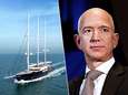 Indrukwekkende beelden tonen eerste proefvaart op Noordzee van superjacht Jeff Bezos, dat naar schatting 470 miljoen euro kost
