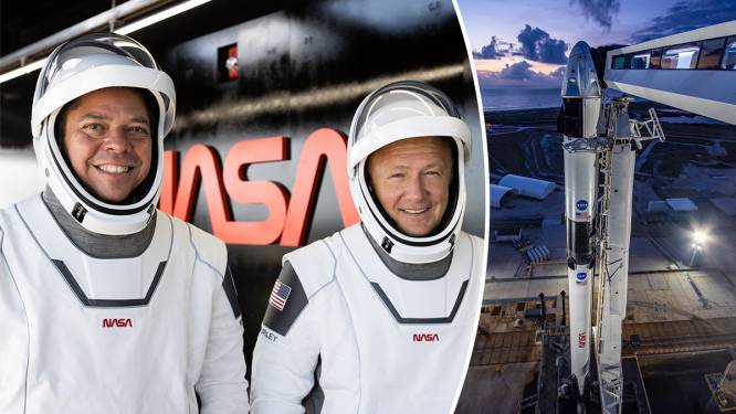 NASA berekende overlevingskansen van twee astronauten die met Crew Dragon van Elon Musk ruimte in geschoten worden