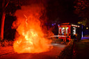 Brandweer aan het werk.