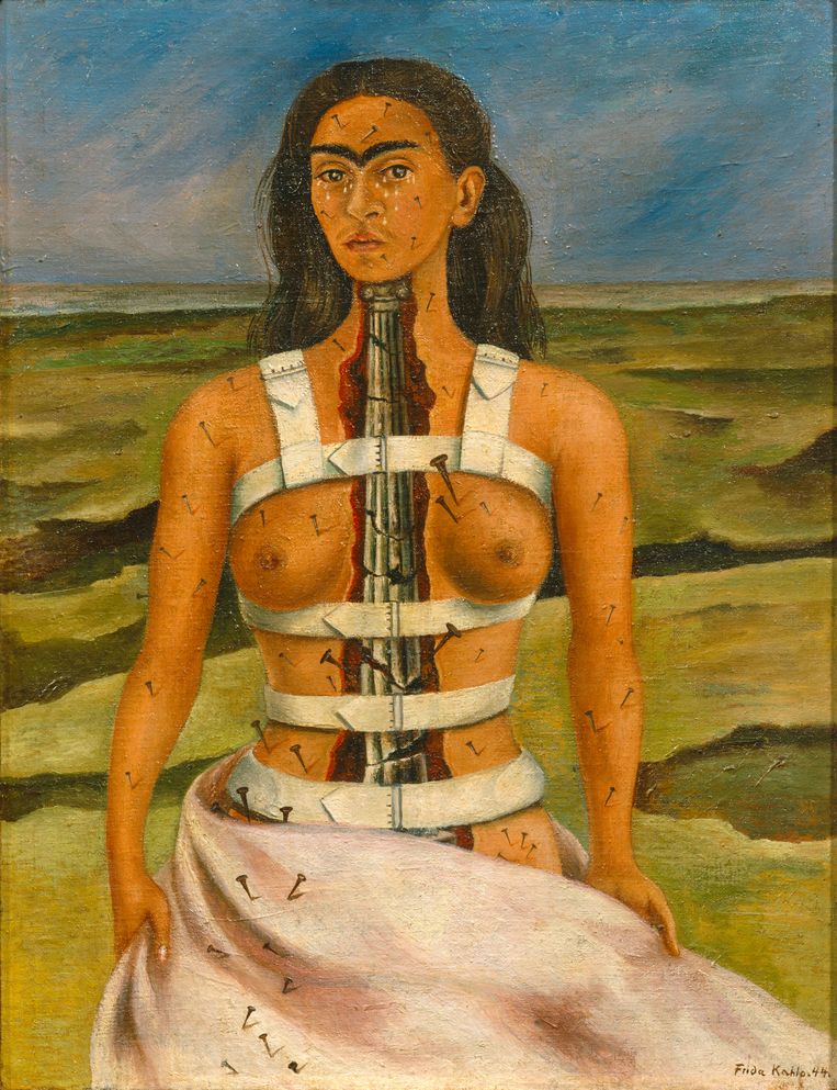 The Broken Column (1944) Frida Kahlo.  Beeld Album