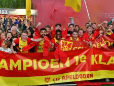 Kampioen CSV Apeldoorn gaat voor een langer verblijf in de vierde divisie: ‘Dit seizoen hadden we het beste collectief’