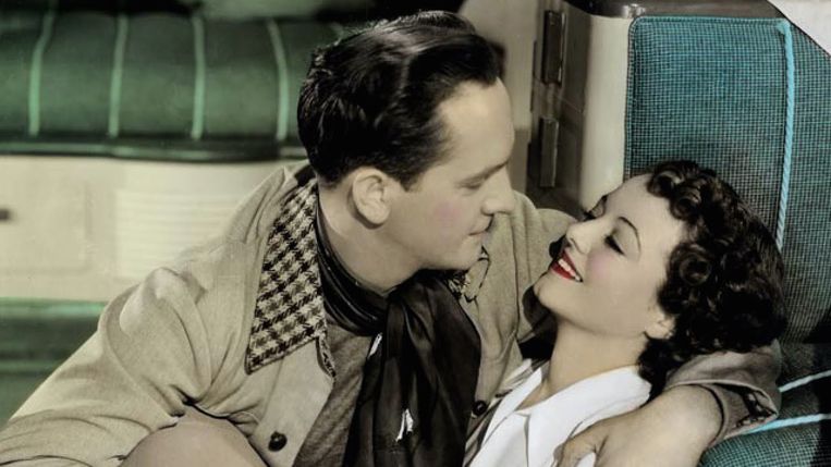 Fredric March & Janet Gaynor Beeld rv