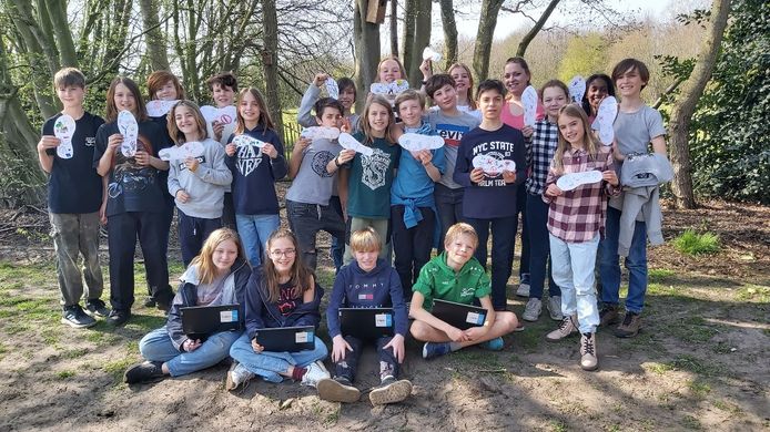 Groep 6 van basisschool Paalbos in Assebroek staat in de finale van Whizzkids
