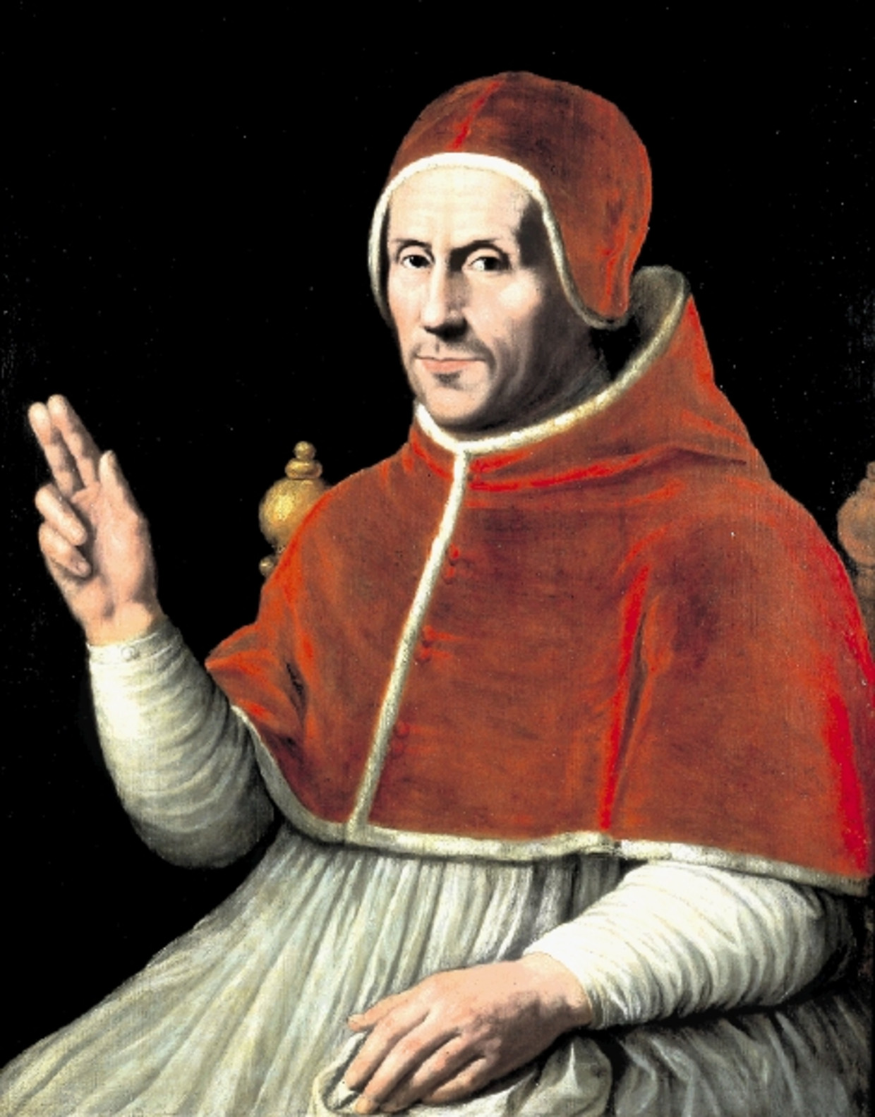 Paus Adriaan VI (1523), door Jan van Scorel (1495-1562). (Centraal Museum Utrecht) Beeld 
