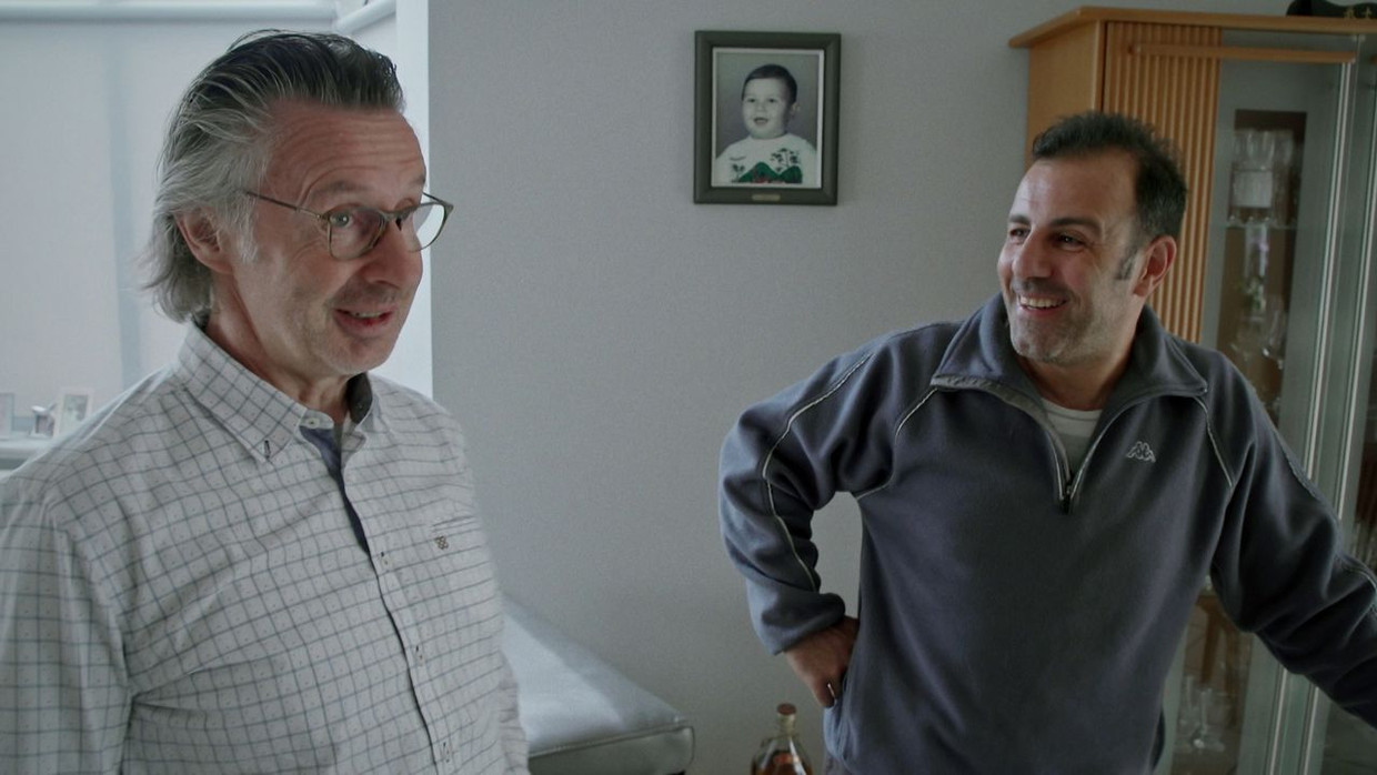 Martin Heylen en Pietro. Beeld VRT