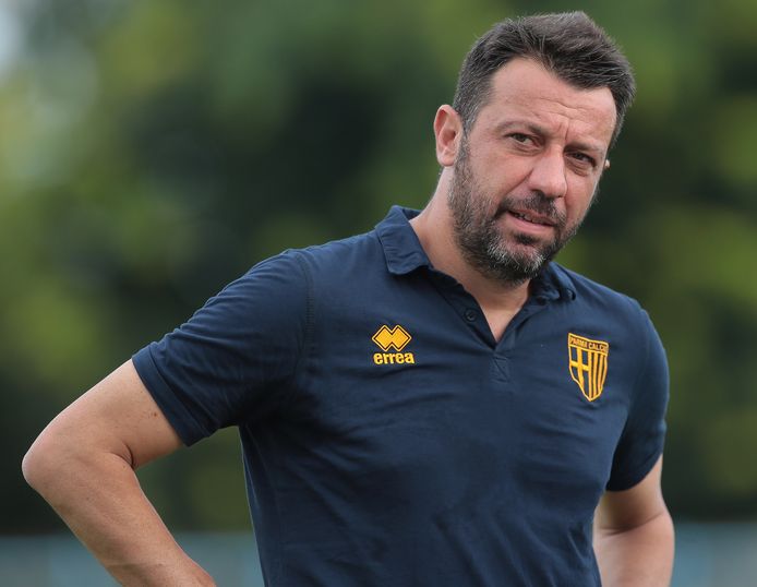 Roberto D'Aversa, de coach van Parma.