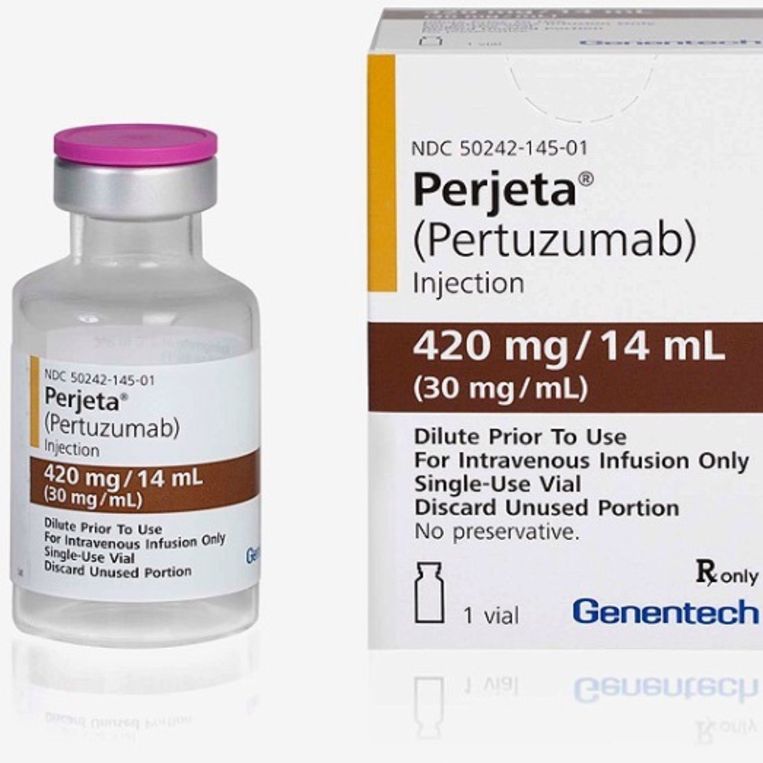 Pertuzumab, merknaam Perjeta. Beeld  