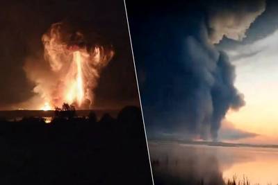 WATCH. Ukraine Blows Up Massive Ammunition Depot in Russia: 3.2 Magnitude Quake Observed, Smoke Plume Visible as Far as Space