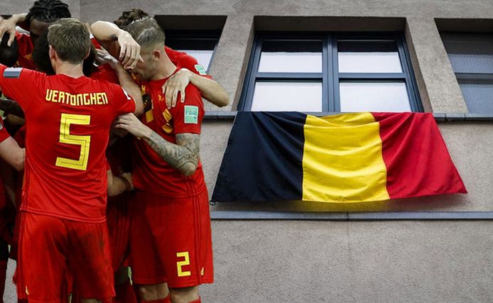 Opgelet: die Belgische vlag -uit uw raam kan u duur komen te staan.