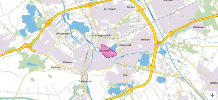 In Den Bosch zitten 1824 huishoudens maandagochtend vanaf 07.30 uur zonder stroom door een storing.