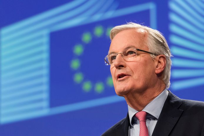 Michel Barnier, hoofdonderhandelaar voor de EU.