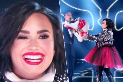 Grote verbazing in Amerikaanse ‘Masked Singer’: Demi Lovato steelt de show als ‘anonieme muis’