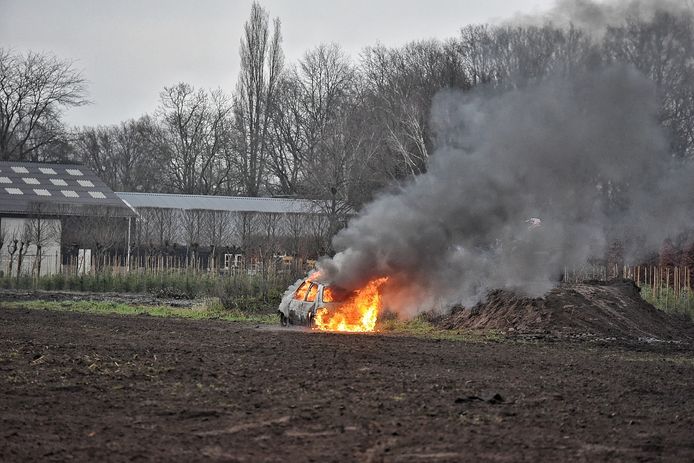 De brand in Berkel-Enschot.