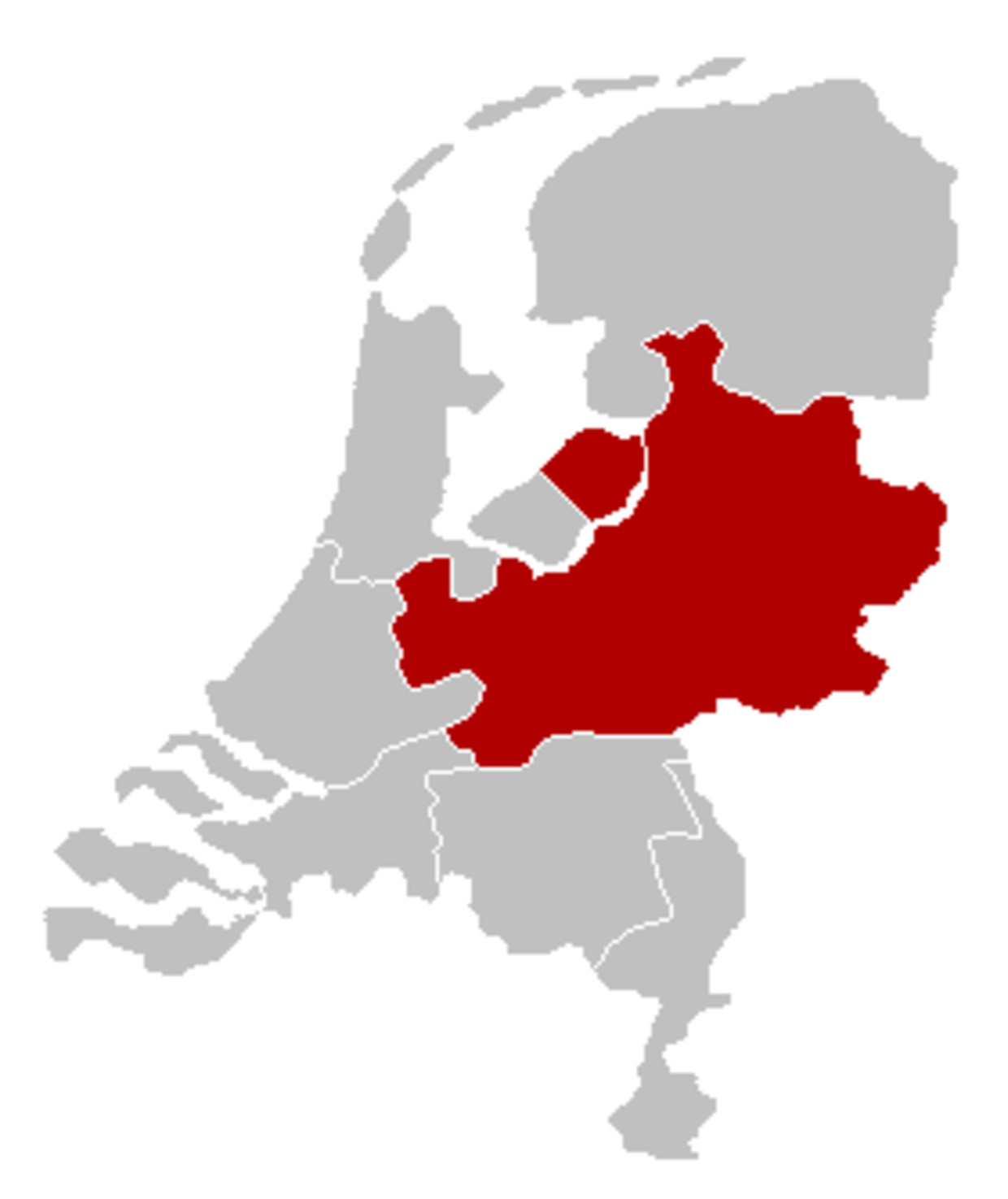 Het aartsbisdom: van het oosten van Zuid-Holland tot in Drenthe. Beeld Lennart Bolks