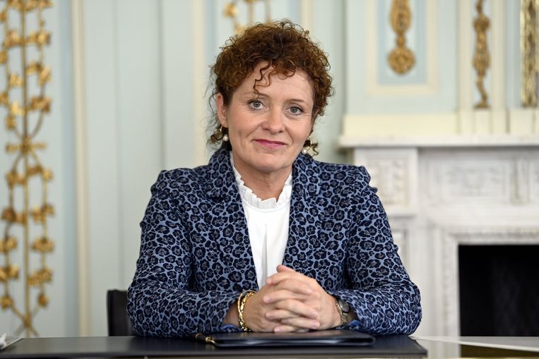 Vlaams minister van Mobiliteit Lydia Peeters (Open Vld). Beeld BELGA