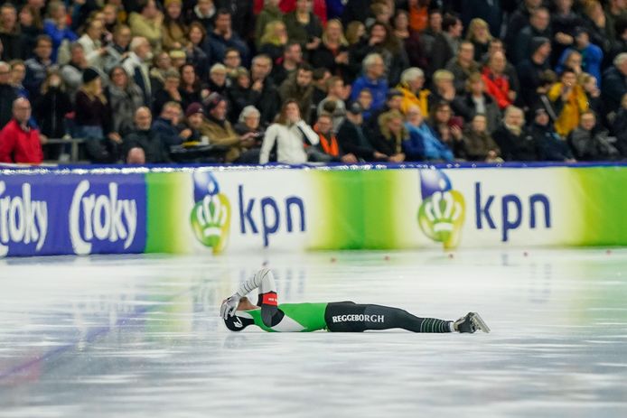 Ronald Mulder zat er helemaal doorheen na zijn valpartij.