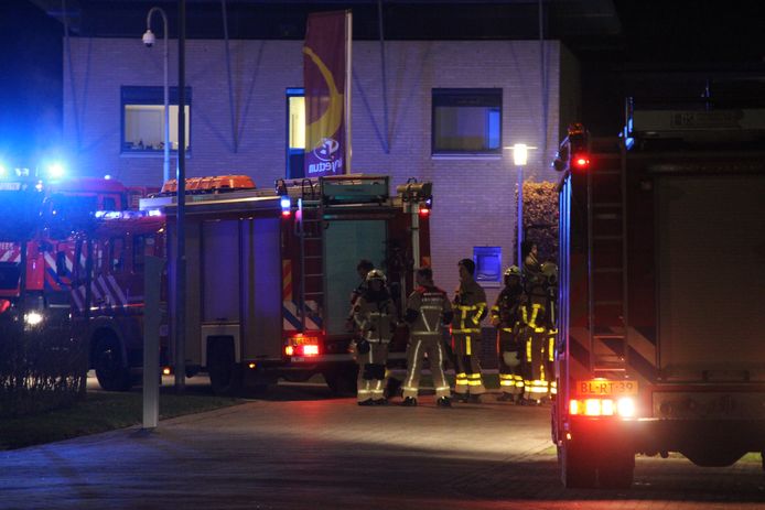 De brandweer bij Trajectum Berkelland.