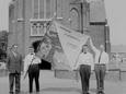 De inwijding van de vlag van de harmonie Sint-Laurentius.
