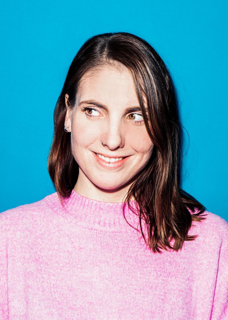 Martine Bakker: ‘De keuze is niet: nooit optreden óf de beste comedian van het land worden.’  Beeld Hilde Harshagen
