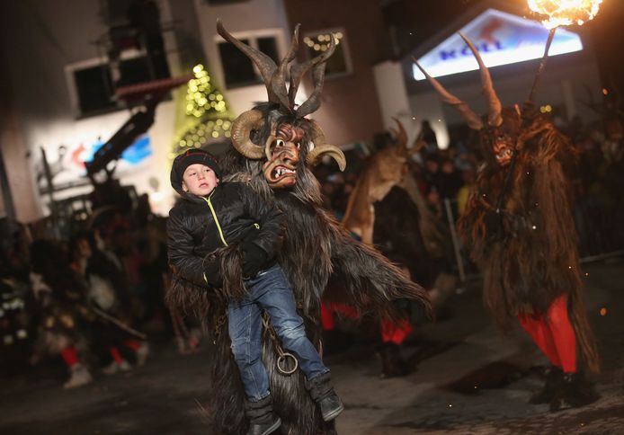 Krampus neemt stoute kinderen niet mee naar Spanje, maar naar het bos.