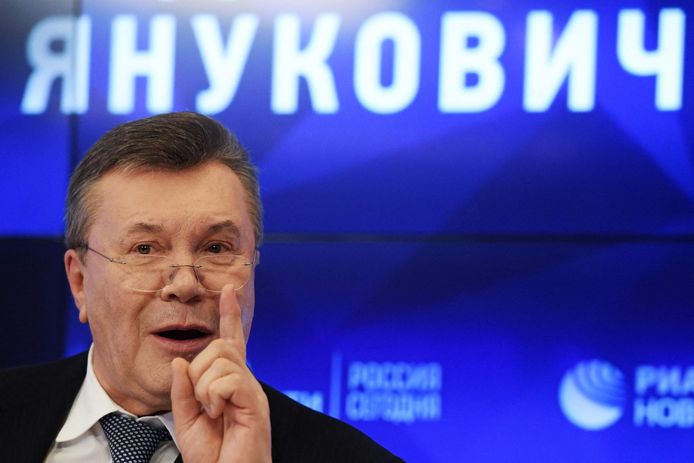 voormalige Oekraïense president Viktor Janoekovitsj