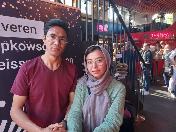 Alam Boya and his wife Zahra