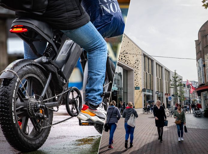 Kinderen rijden veel te hard op hun fatbike, maar binnenstad afsluiten ...
