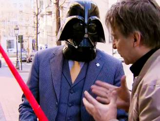 ‘Bart Vader’: De Wever kruipt letterlijk in de huid van Darth Vader