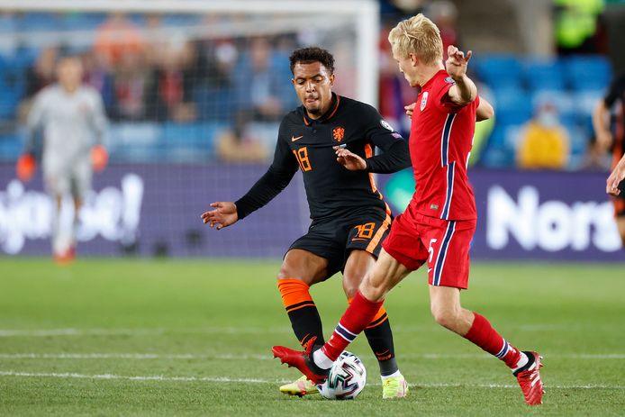 Birger Meling in duel met Donyell Malen