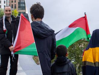 “Een oplossing is dit niet, maar weten dat Palestina gezien wordt, is een troost”: zeventigtal mensen vormen een stiltecirkel voor Palestina