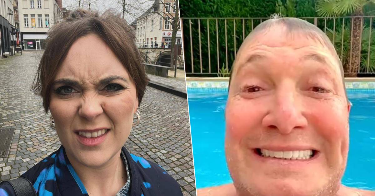 BV 24/7.  Fien Germijns dyes her hair brown while Bart Kaëll goes swimming in Spain |  Ltd