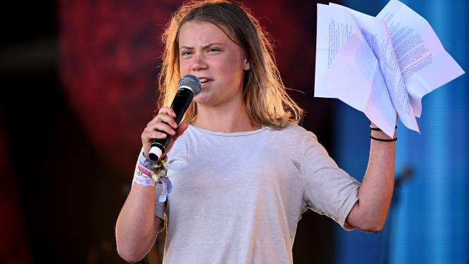 Greta Thunberg deelt op Glastonbury sneer uit naar wereldleiders