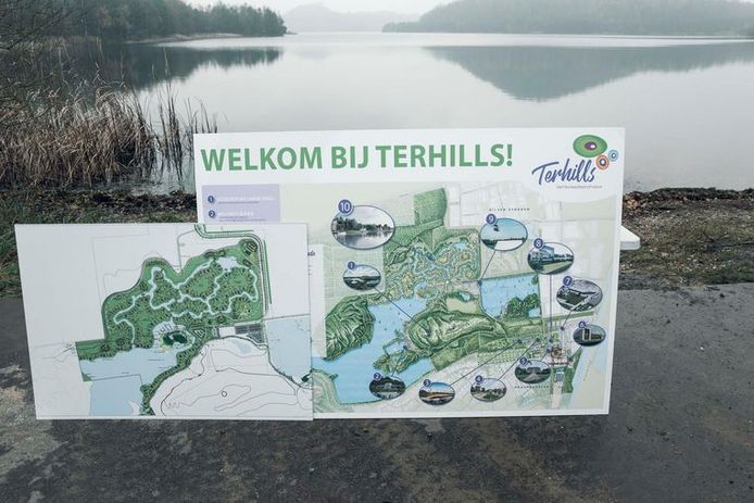 Een plattegrond van Terhills