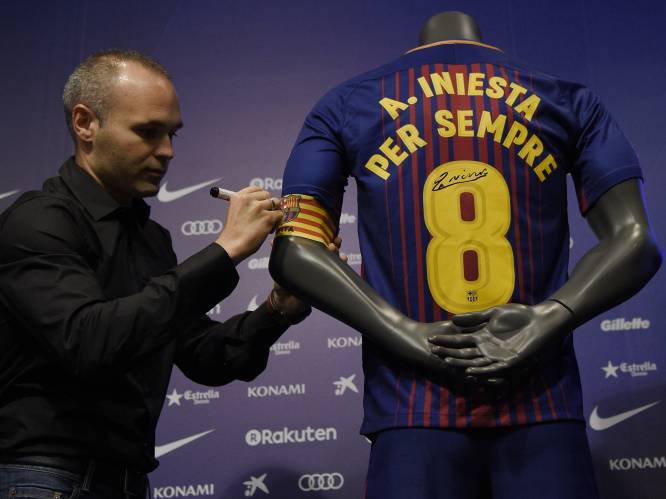Andrés Iniesta tekent contract voor het leven bij Barça