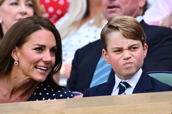 Prins George in kostuum op Wimbledon.