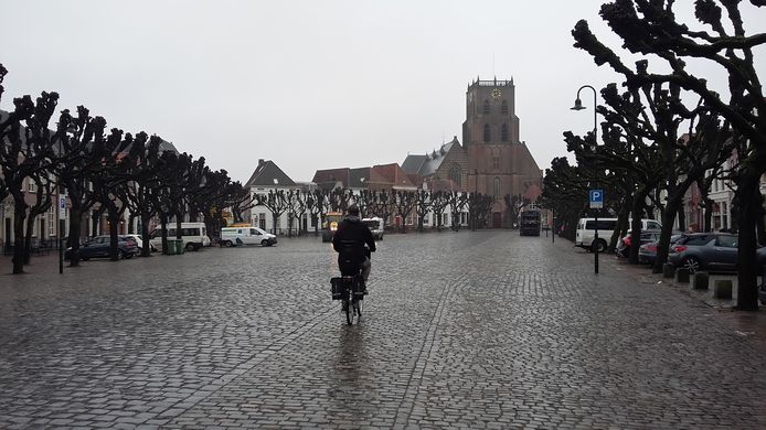 De Markt in Geertruidenberg.