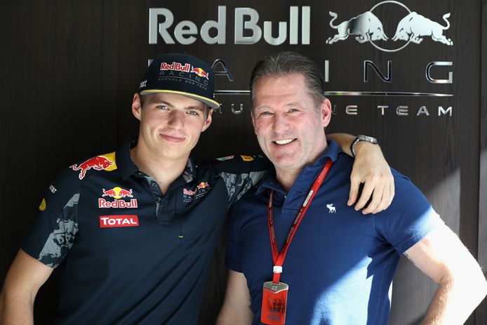 Max en Jos Verstappen.