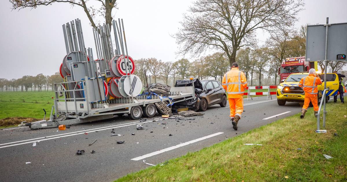Ongeval met letsel op Bovenweg in Oldeberkoop